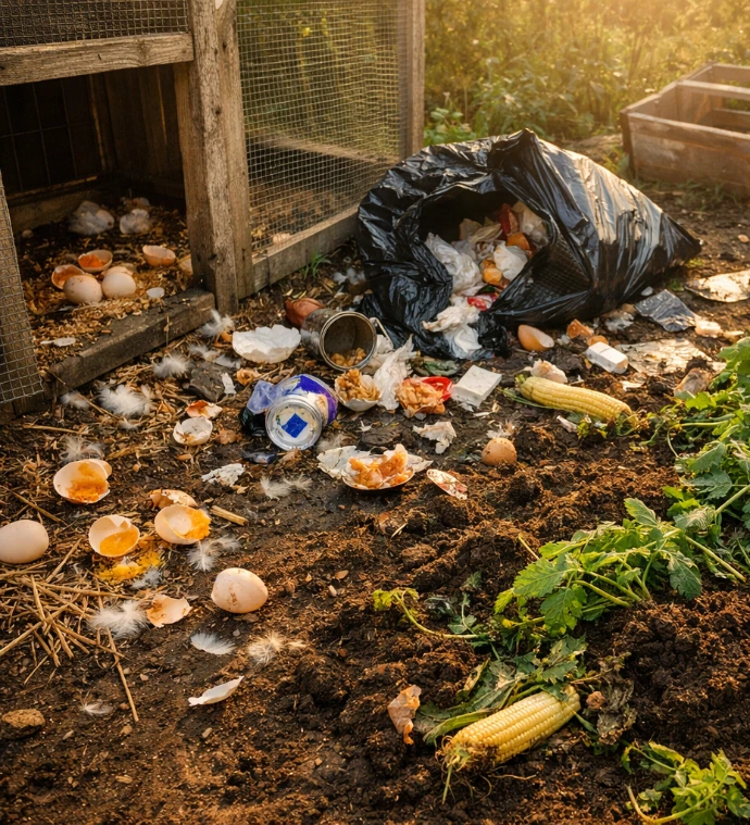 Dégâts réalisés par un raton laveur