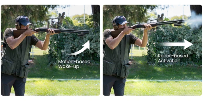 Recording before and after the action