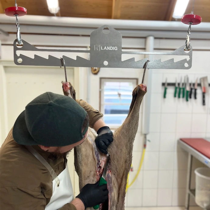Premium wildhangconstructie LANDIG – Roestvrij staal, tot 300 kg
