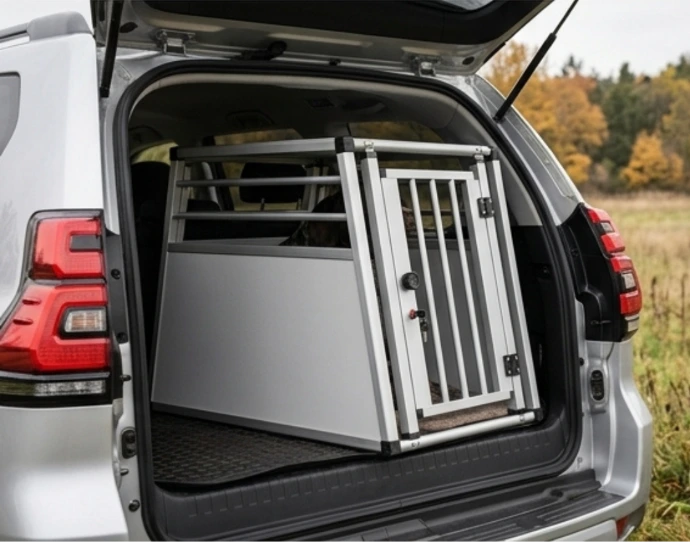 Caisse dans la voiture