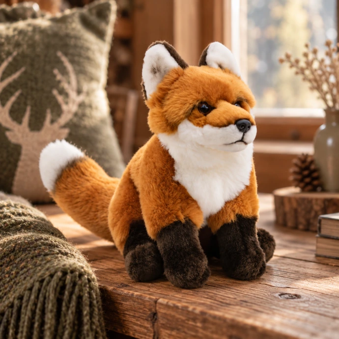 peluche renard interieur