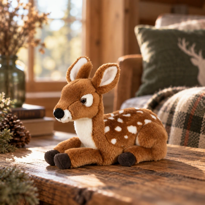 peluche faon interieur