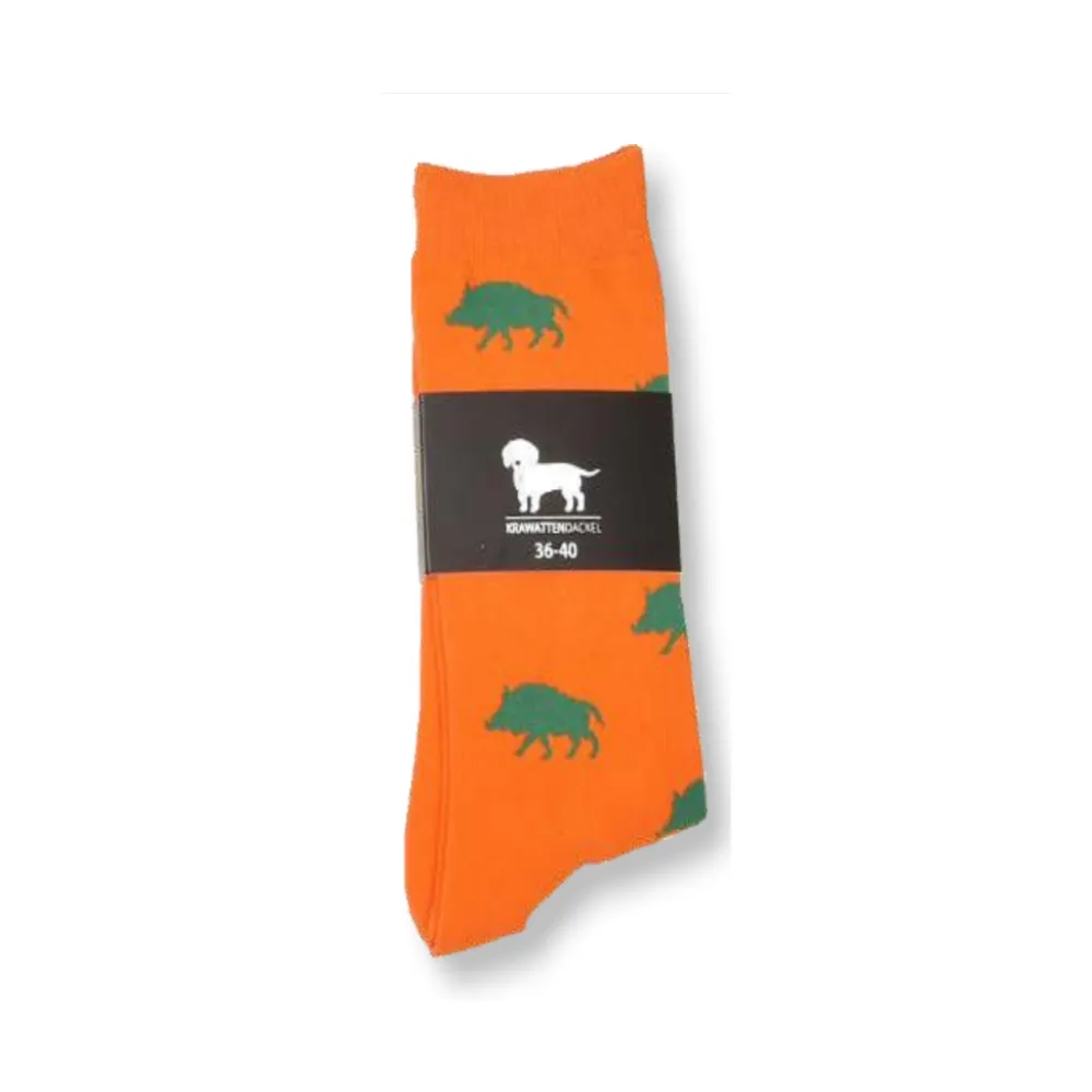 Chaussettes-adulte-oranges-sangliers-verts.webp