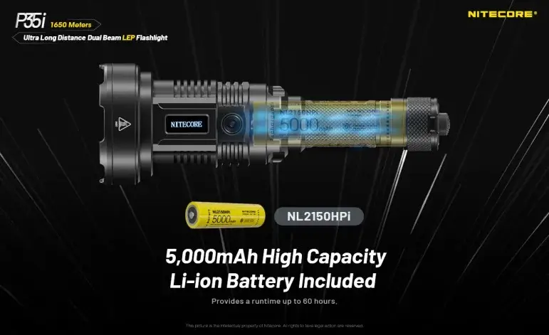 lampe-nitecore-p35i-batterie-5000mah.webp