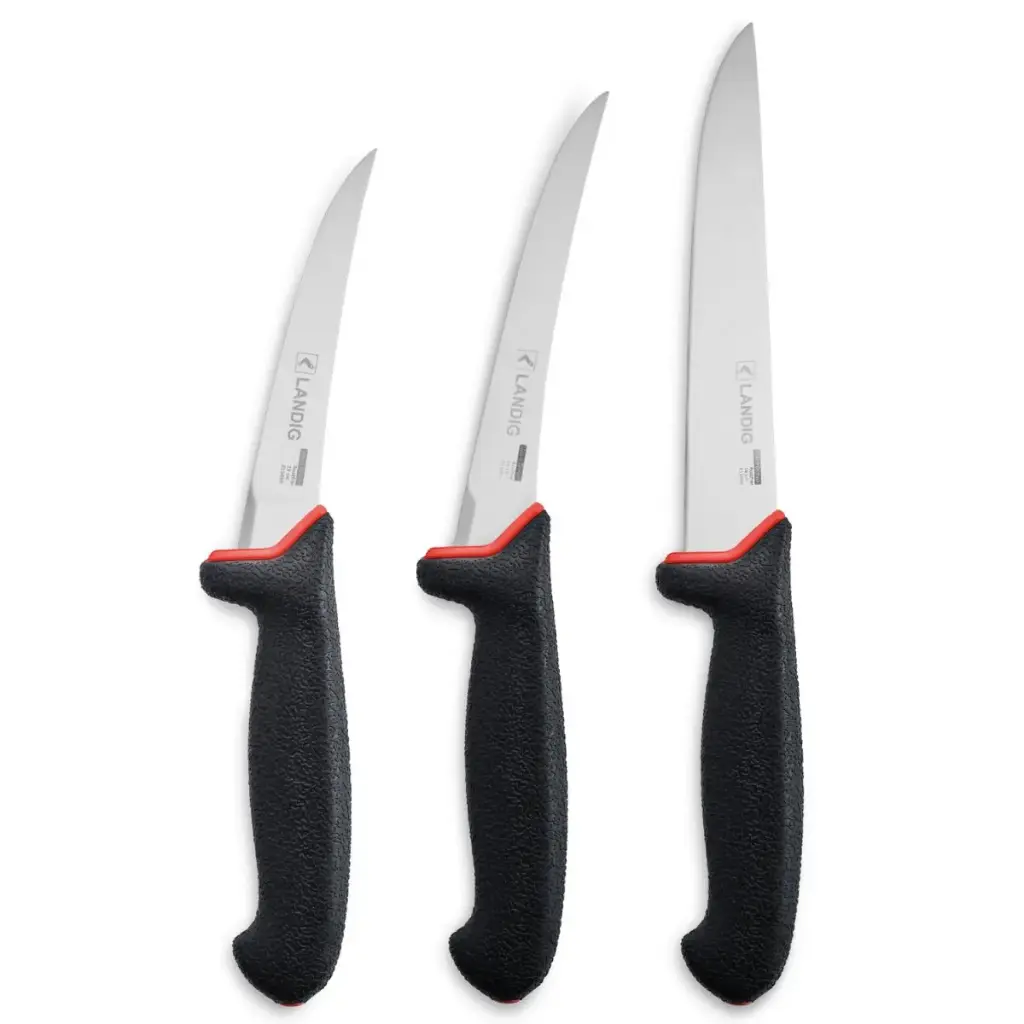 Set van professionele slagersmessen Prime Line 3-delig