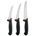 Set de couteaux de boucher professionnel Prime Line 3 pièces
