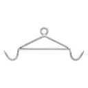 Potence inox Landig 610 × 250 mm pour suspendre et découper le gibier