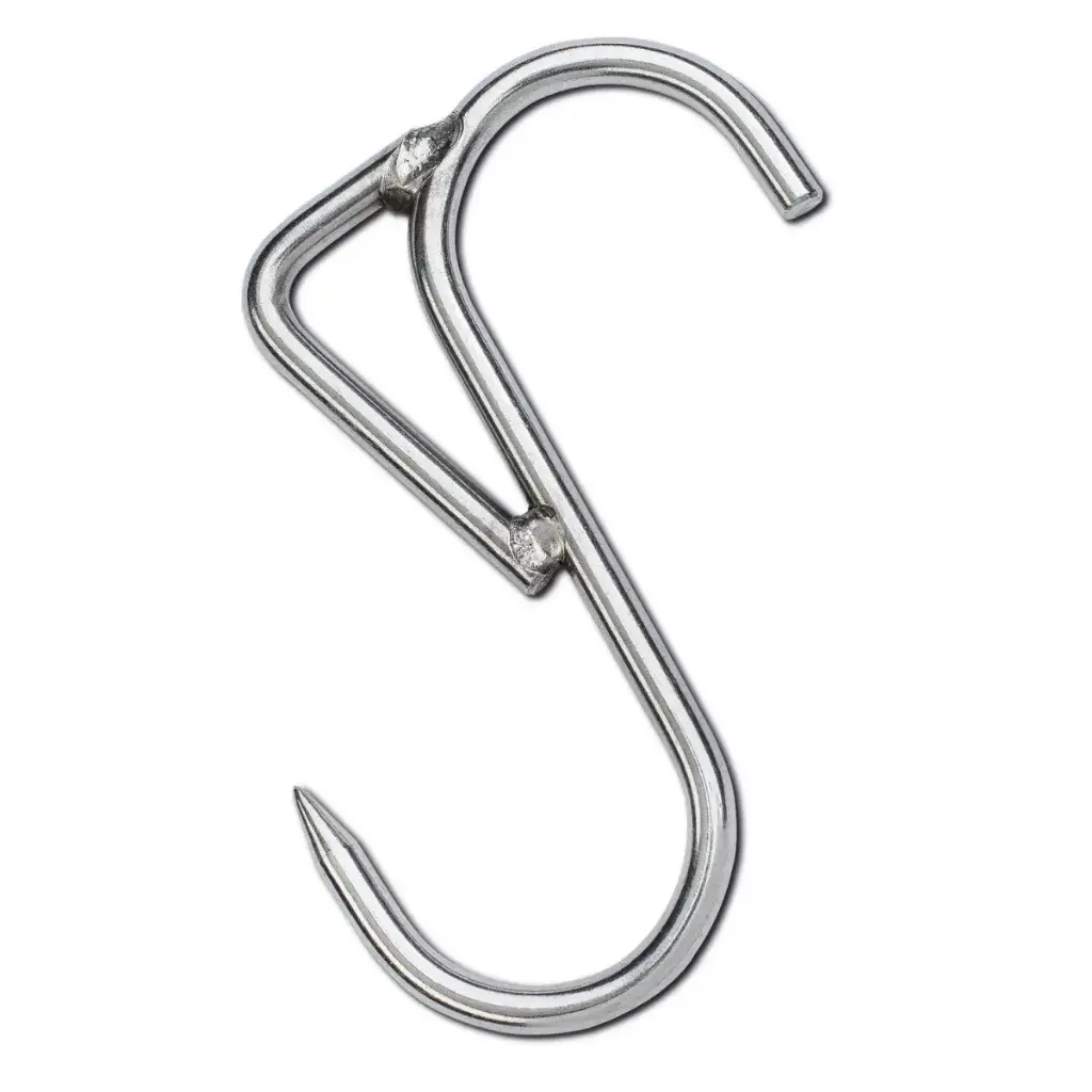 [VE-AC-CR-AN5] Set of 5 stainless steel S-hooks with ring - Strong and secure lifting