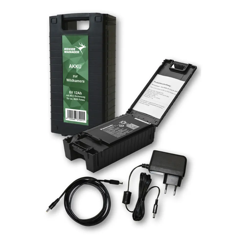 Set d'accus pour caméra de chasse RM4eco Revier Manager