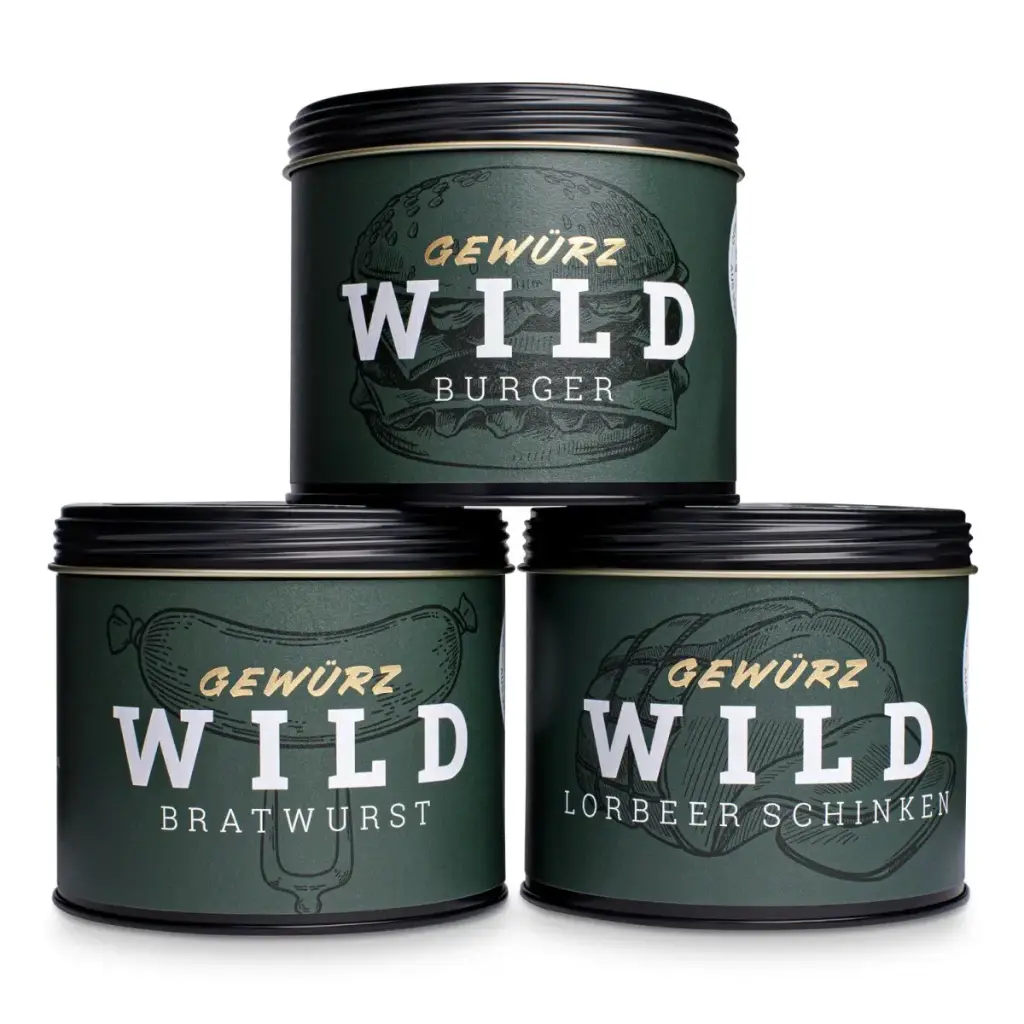 Assortiment d'épices sauvages pour chasseurs (Saucisse de Chevreuil)