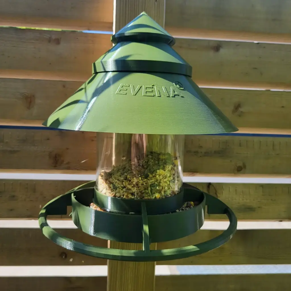 [AT-MA-MU] Muurvoederhuisje voor Wilde Vogels van Recyclebaar Plastic