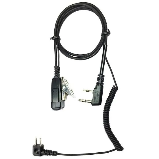 Câble pour talkie-walkie connectique kenwood - pour casque Peltor