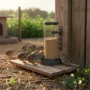 Futterautomat für Wachteln im Anti-Verschwendungsdesign 1-2 kg