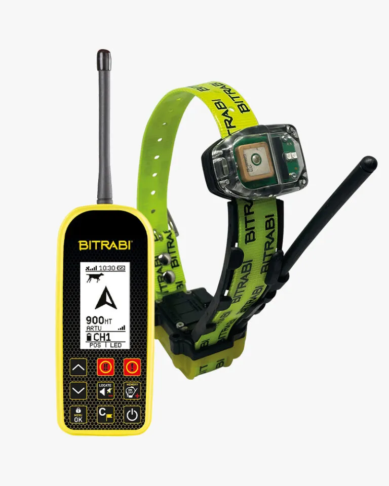 BITRABI 5100 Legend Pro KIT: MITO 5100 GPS collar and Legend GPS base station (Yellow, No, No)