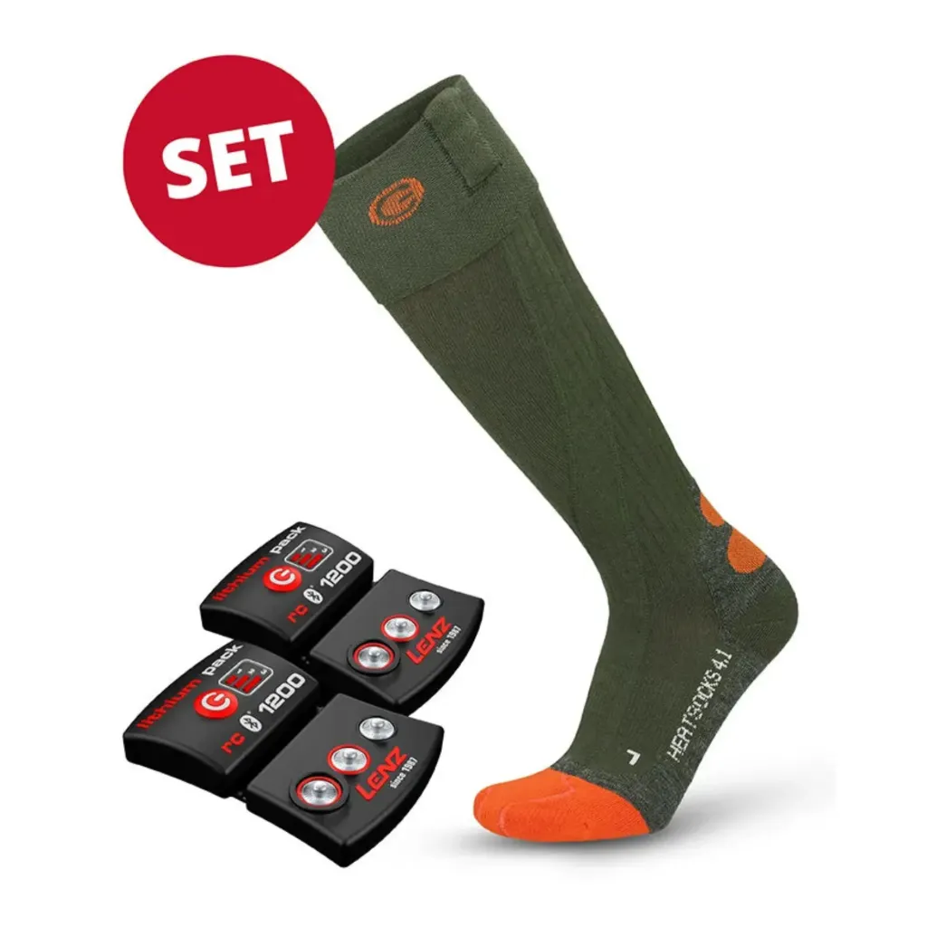 Heating socks pack + batteries - Lenz Heat Sock