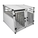 Double transport crate for 2 dogs Car Traveller Box New Design – Nobby
