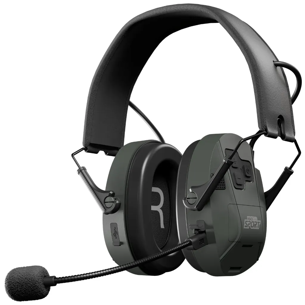 Bluetooth electronic noise-canceling headset with or without boom microphone - ISOtunes Sport FALCON BT (With)