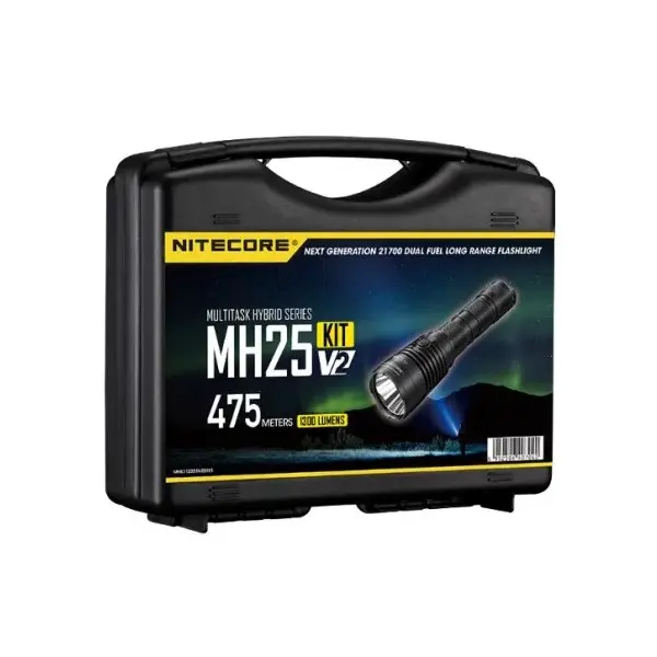 [CH-LA-KIT1] Kit de lampe de chasse MH25V2 NITECORE avec filtres